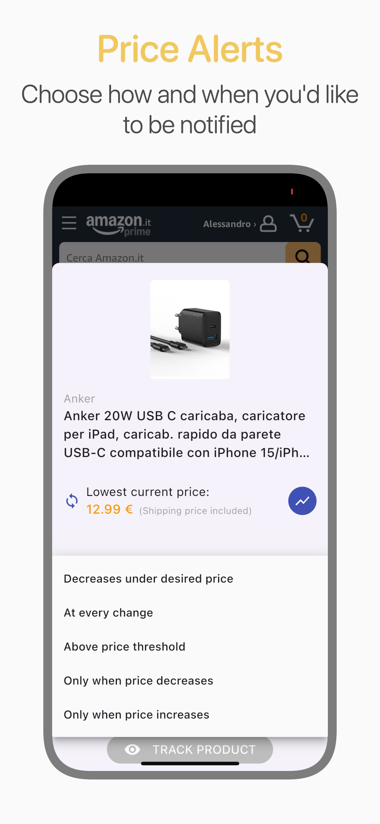 Reprice app screenshot 2
